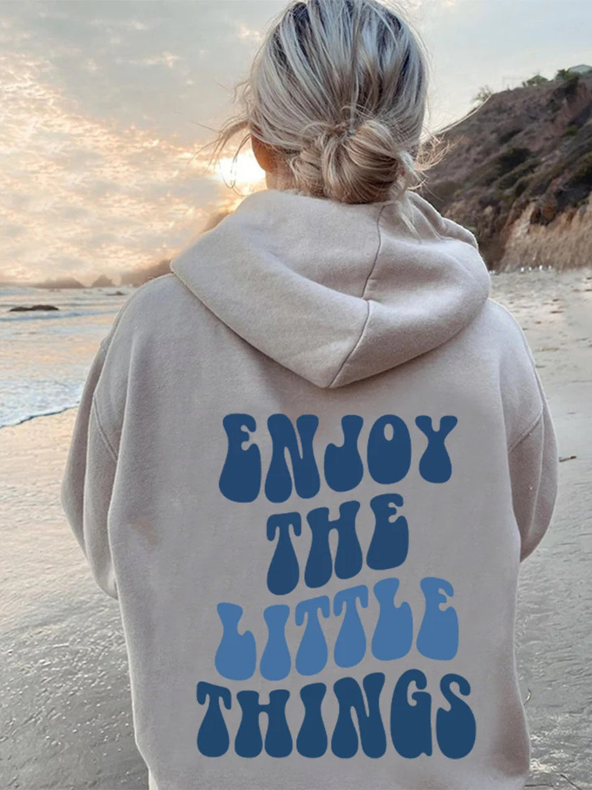 Womens Enjoy The Little Things Hoodies