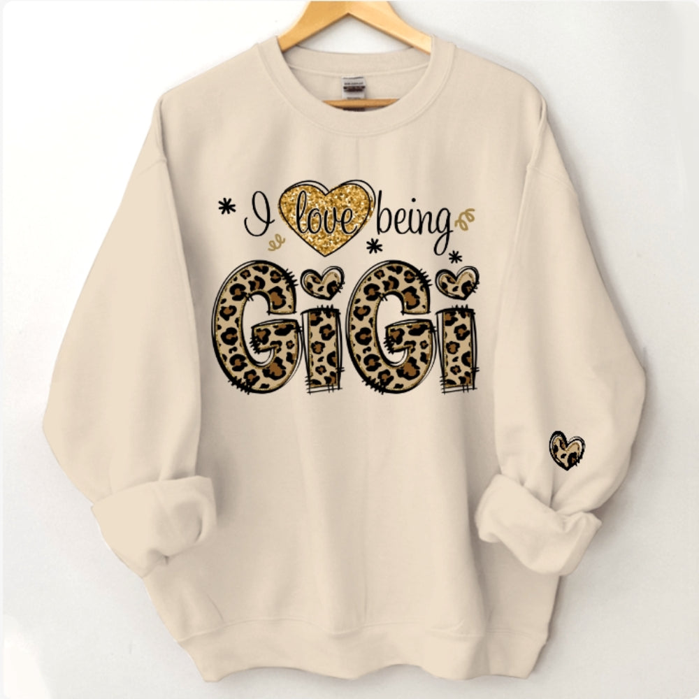 Custom Mama Sweatshirt Personalized Nana with Kids Name Sweatshirt Gift for Family