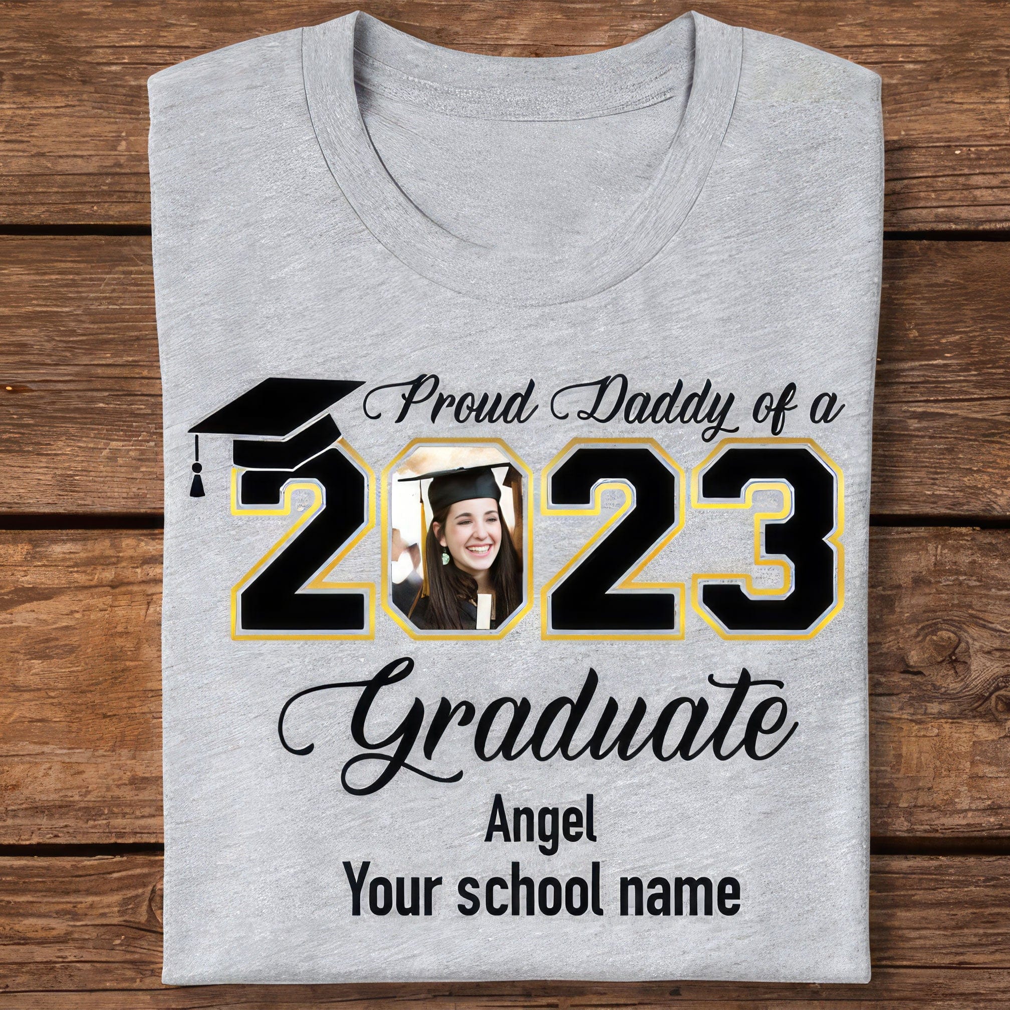 Personalized Graduation Shirt Custom University Sweatshirt Gift for College & Students