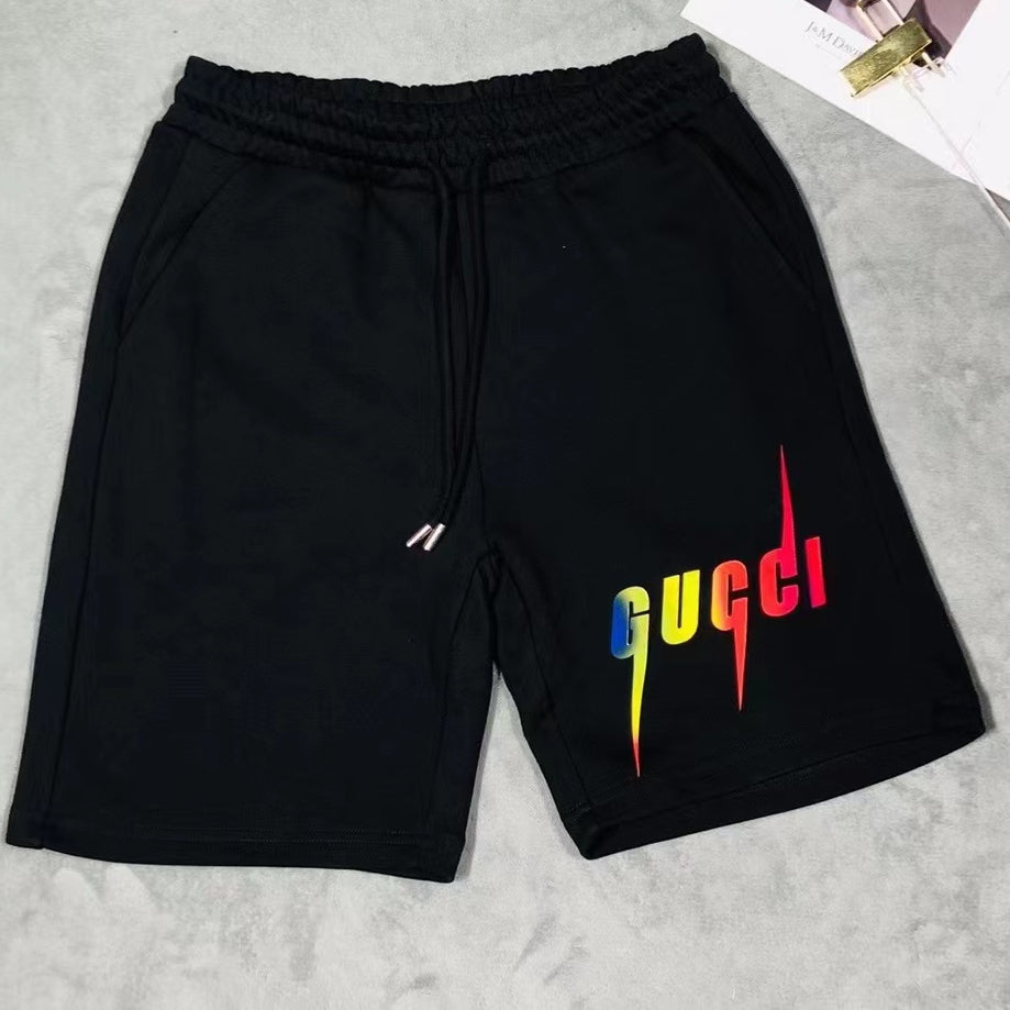 Personalized Logo Text Printed Drawstring Shorts