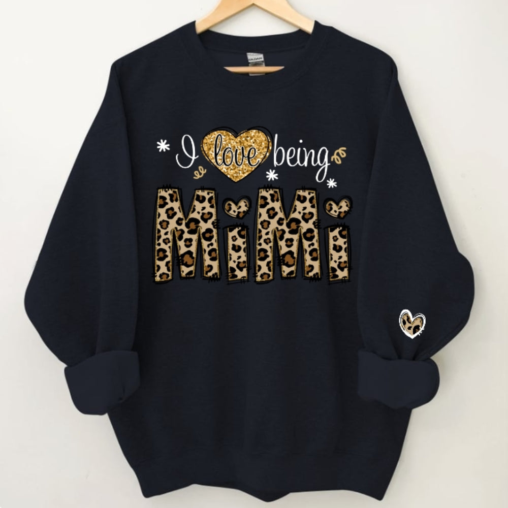 Custom Mama Sweatshirt Personalized Nana with Kids Name Sweatshirt Gift for Family