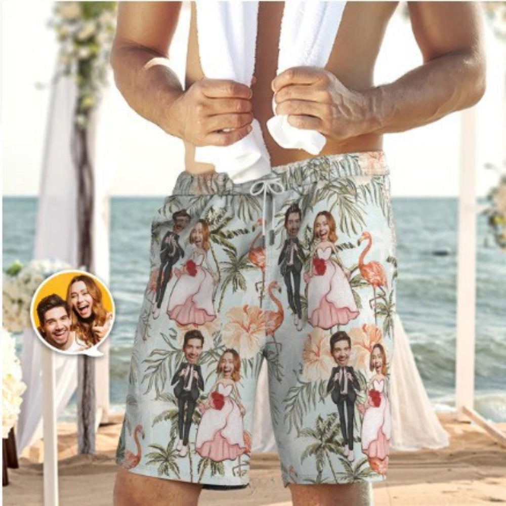 Customized Photo Printed Hawaii Shorts