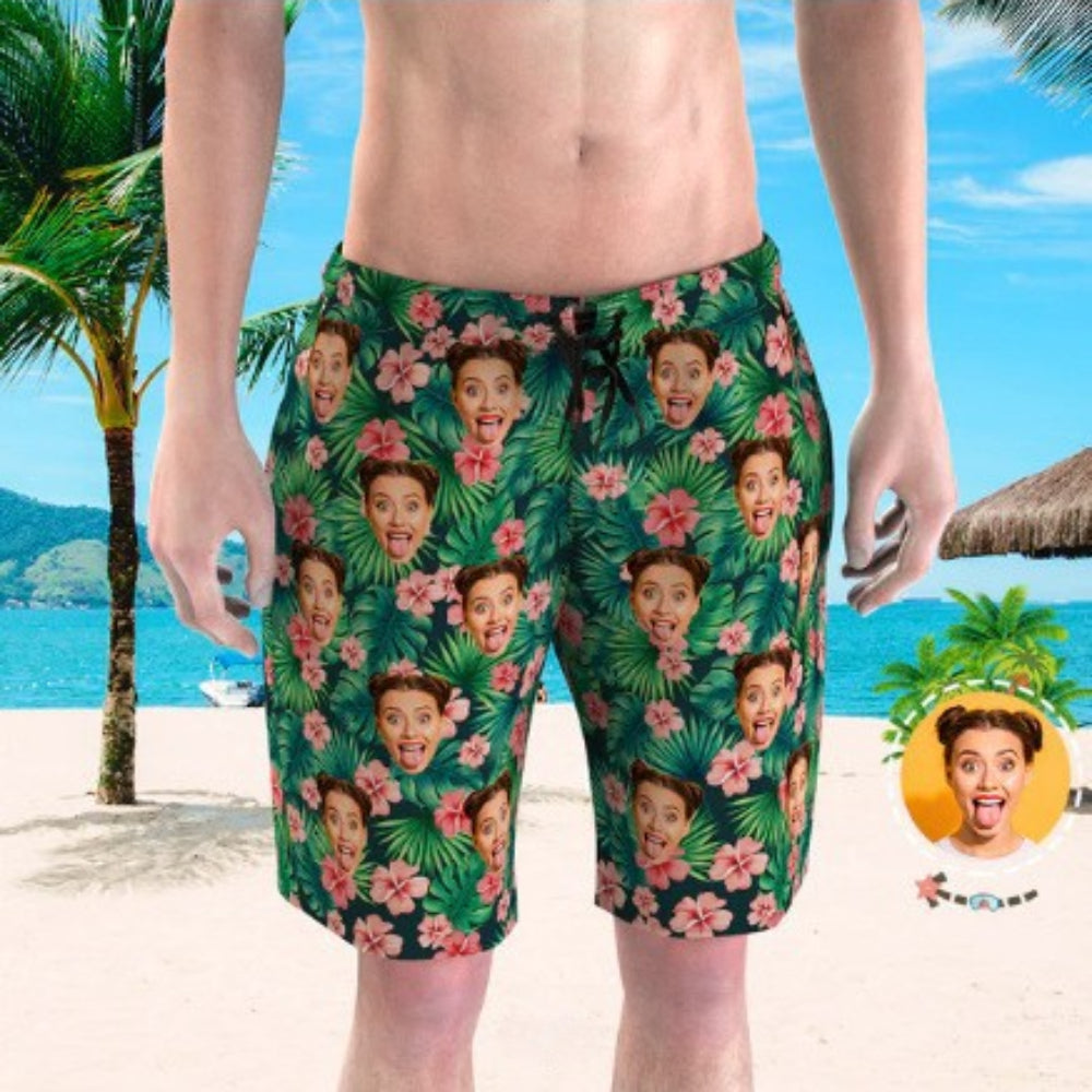 Customized Photo Printed Hawaii Shorts