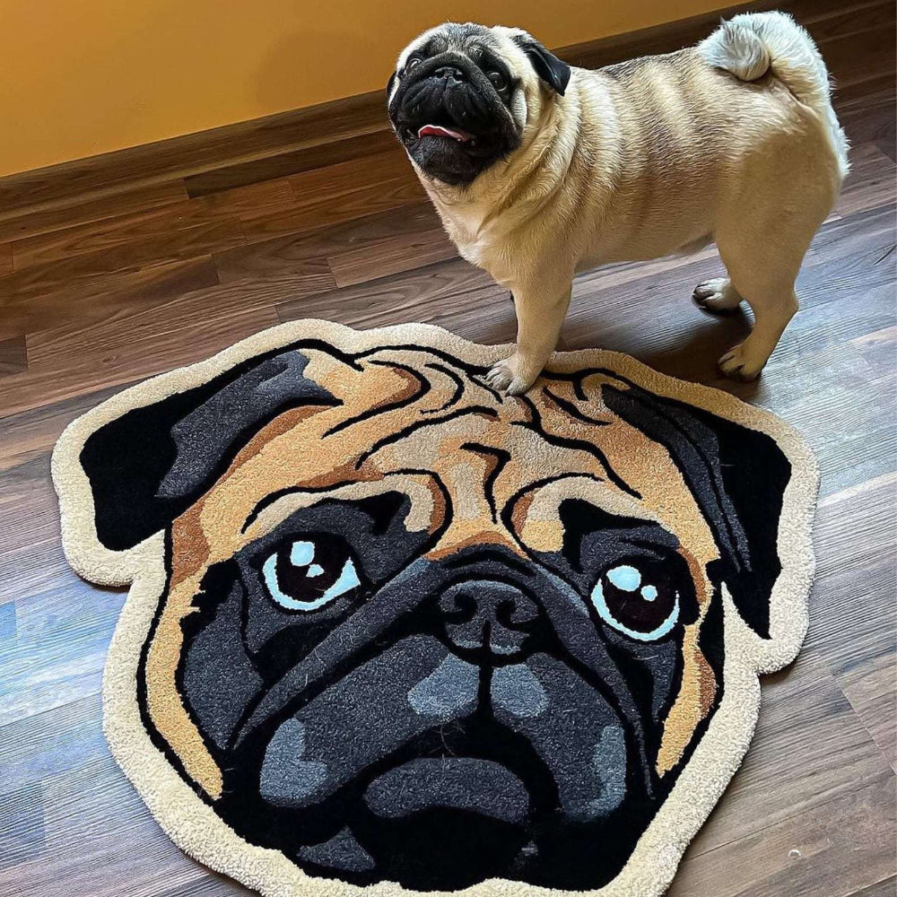 Personalised Pet Dog Portrait Rug Custom Pet Tufted Mat