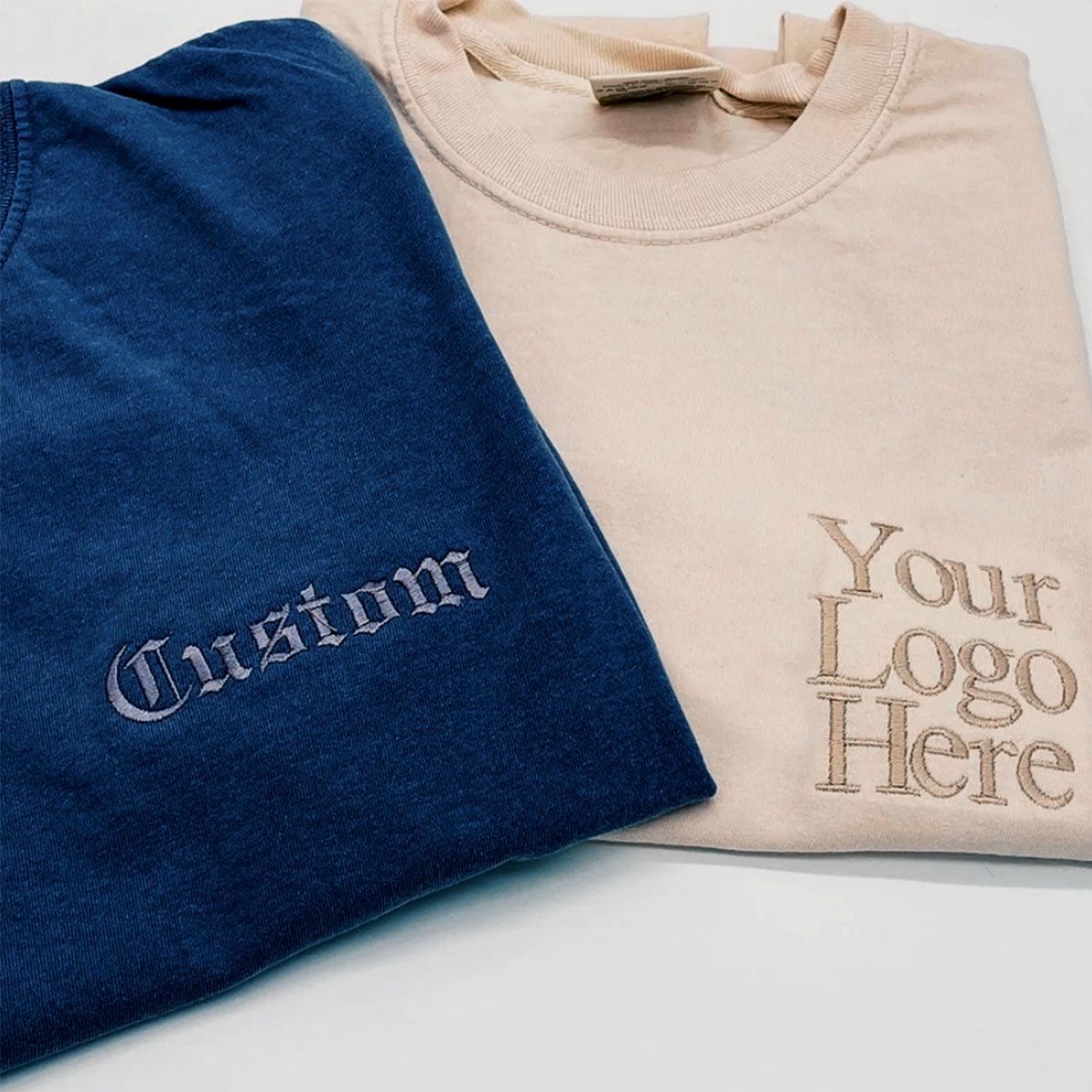 Custom Logo Sweatshirt Personalized Embroidered Logo Hoodie for Team & Business