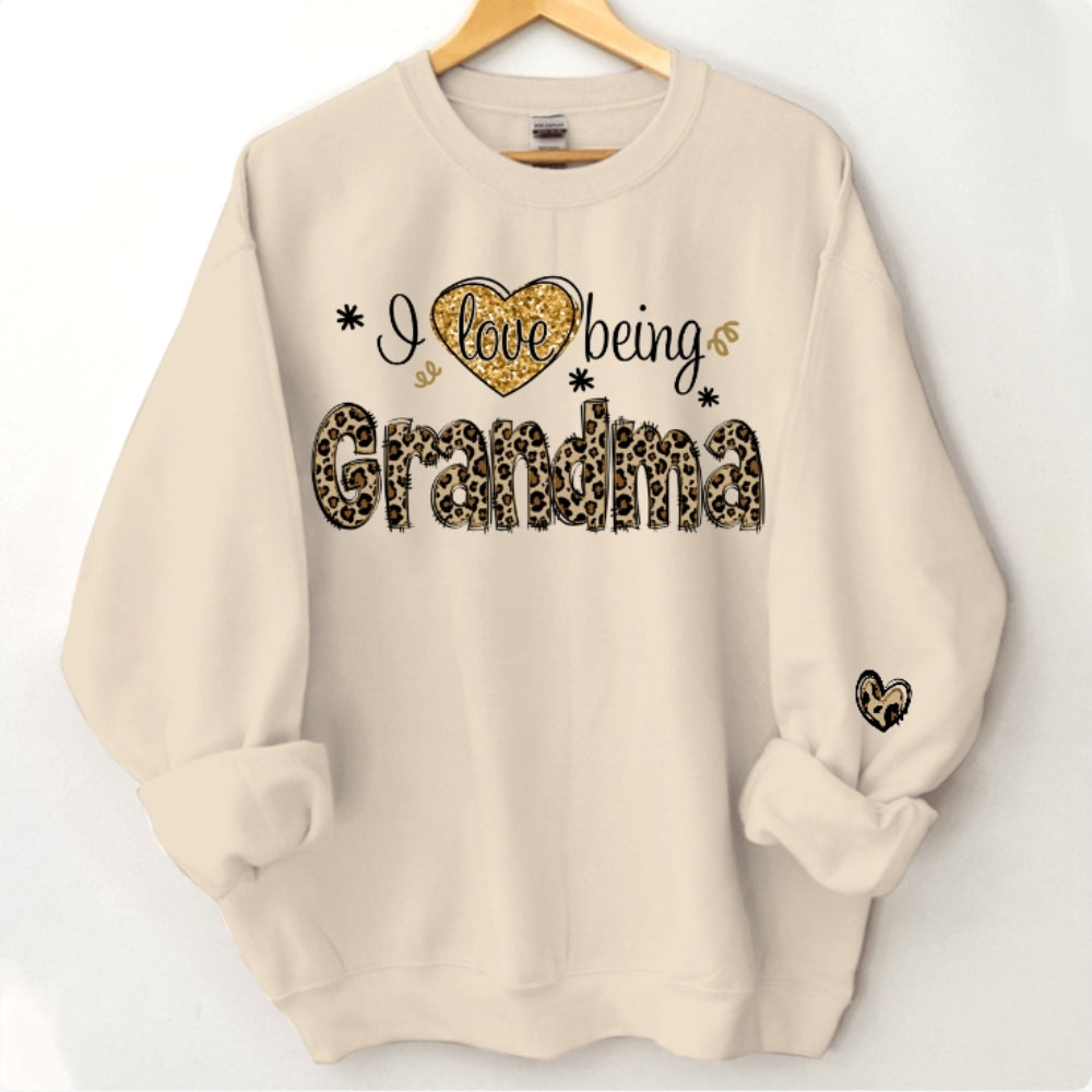 Custom Mama Sweatshirt Personalized Nana with Kids Name Sweatshirt Gift for Family