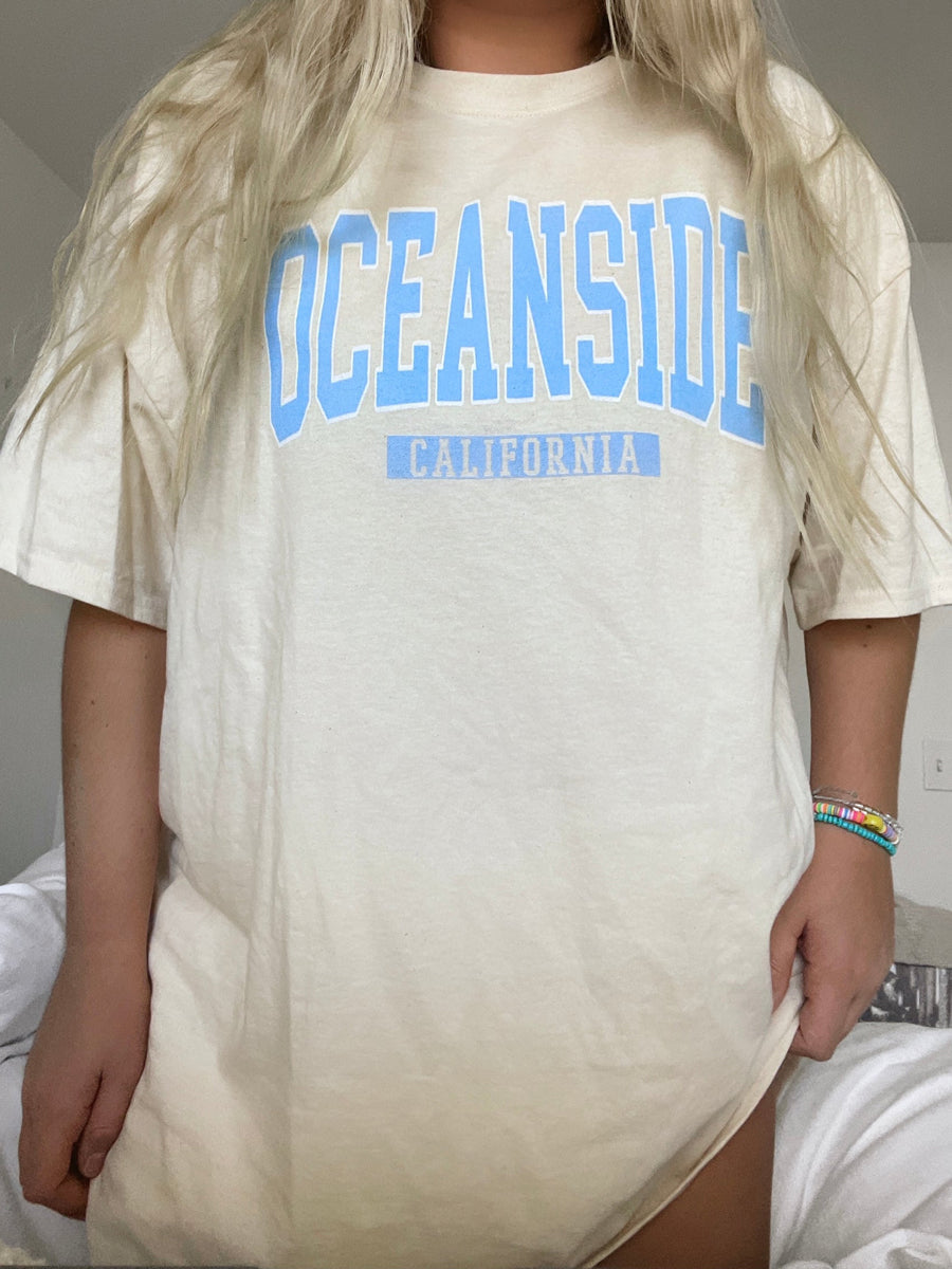 Women's Oceanside California Printed Shirt