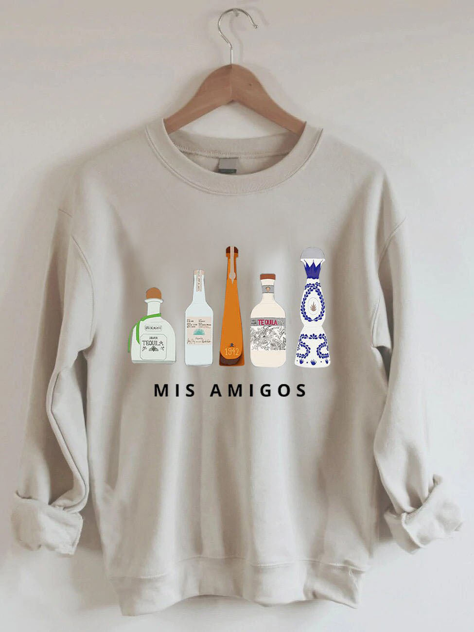 Women's Mis Amigos Printed Crewneck Sweatshirt