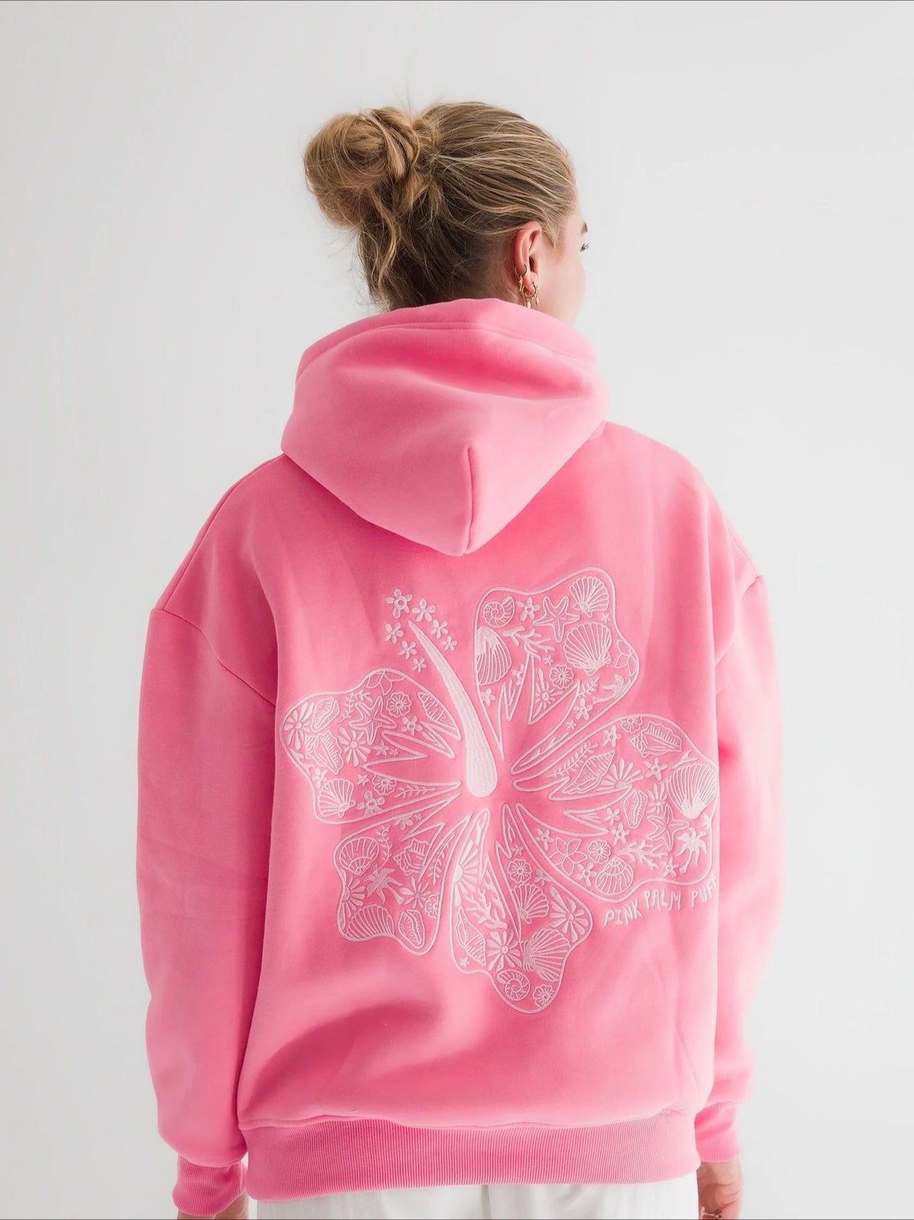 Women's Aesthetic Hawaii Hibiscus Graphic Printed Hoodie